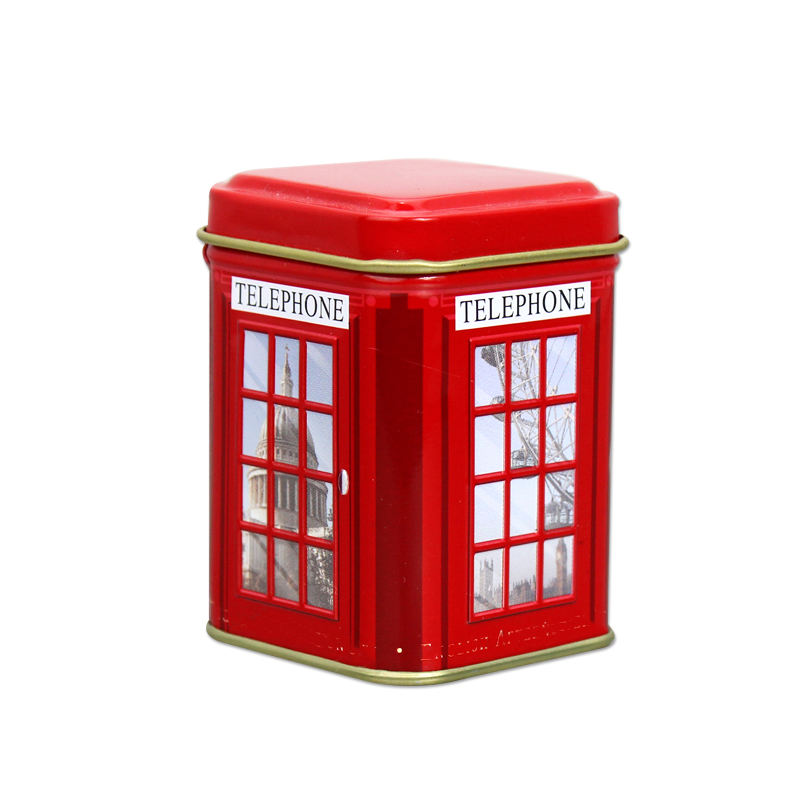 England tea metal tin box